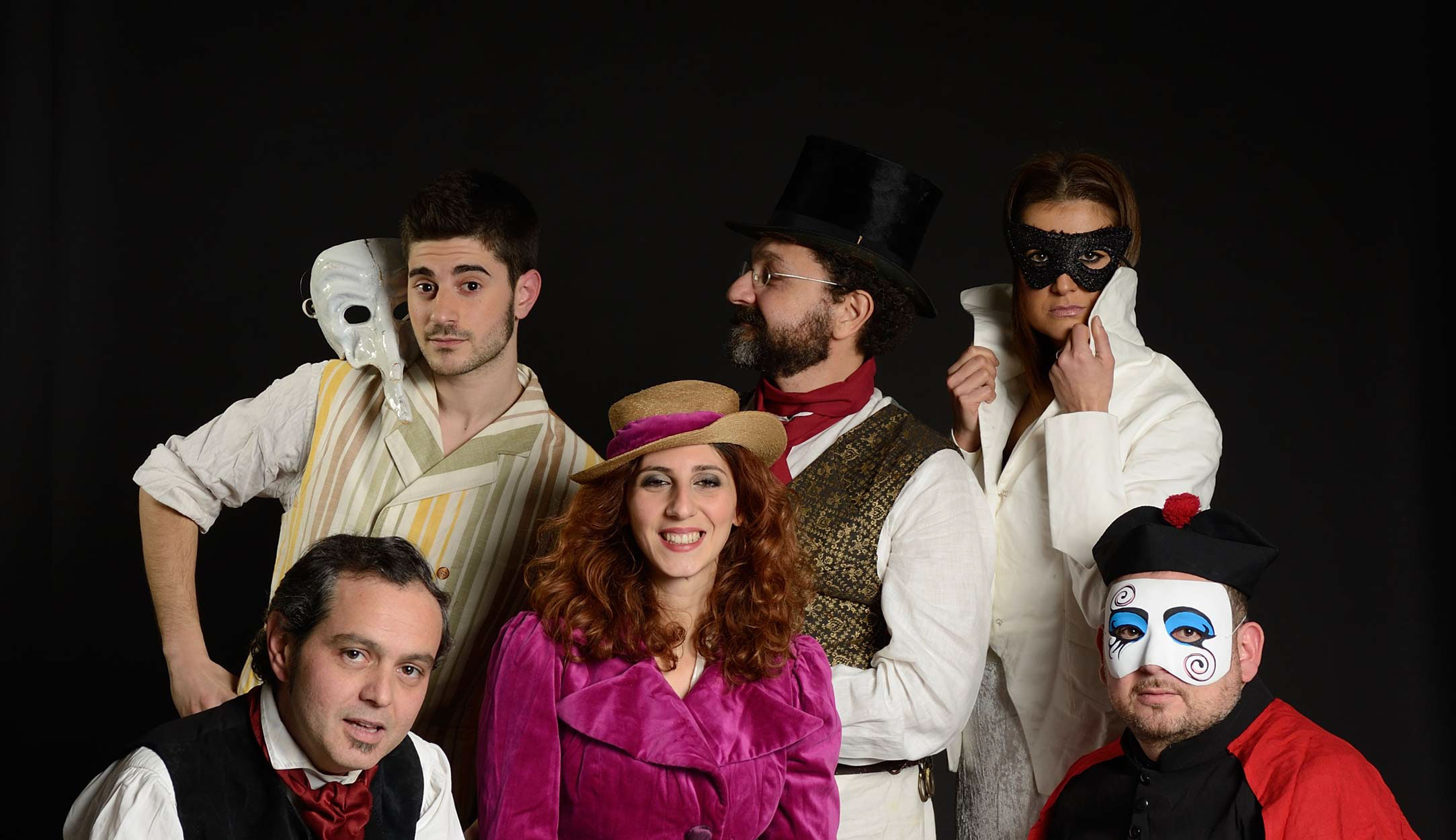 SeiOttavi contemporary a cappella group Seiottavi wear the costumes of Vucciria; a 13 awards winner short film and a vocal opera on cd  for a cappella music lovers.
